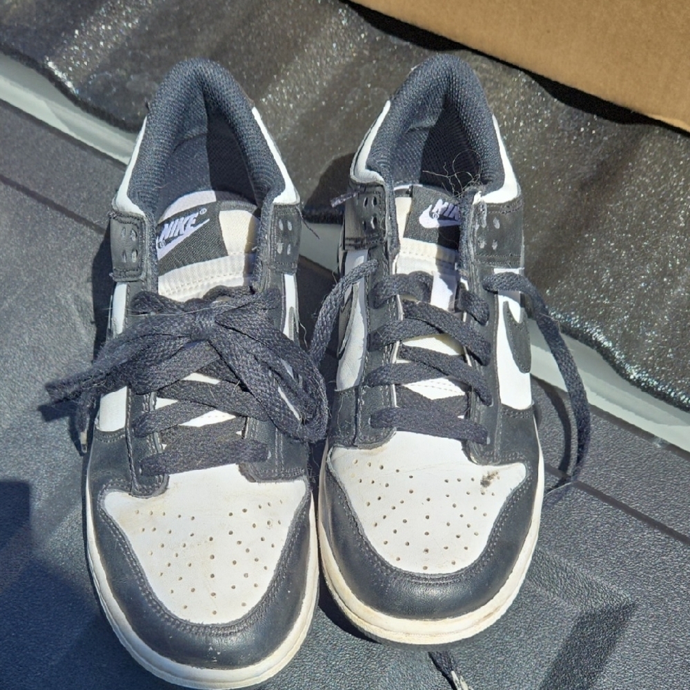 Nike Kids Black and White Sneakers
